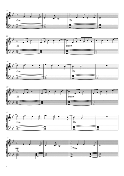 Say You Won't Let Go - James Arthur - For Piano Solo - With Chord image number null