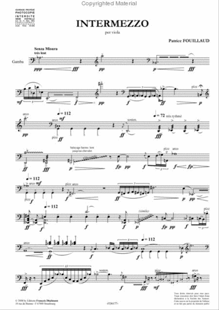 Intermezzo Score scores gallery preview page 2