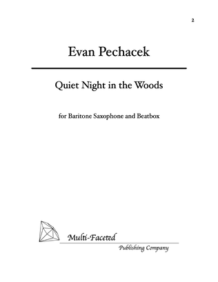 Quiet Night in the Woods