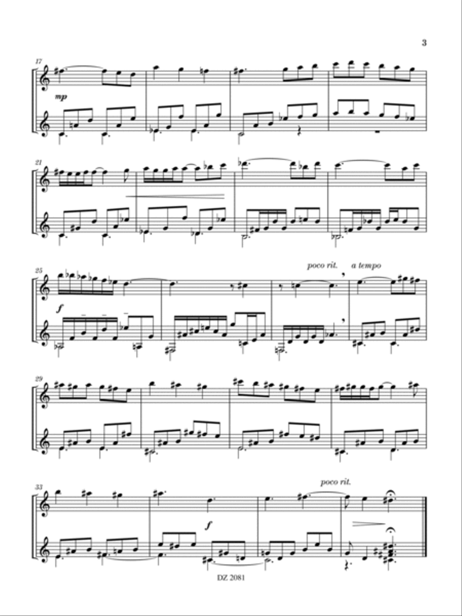 Random, Hasard Classical Guitar scores gallery preview page 3