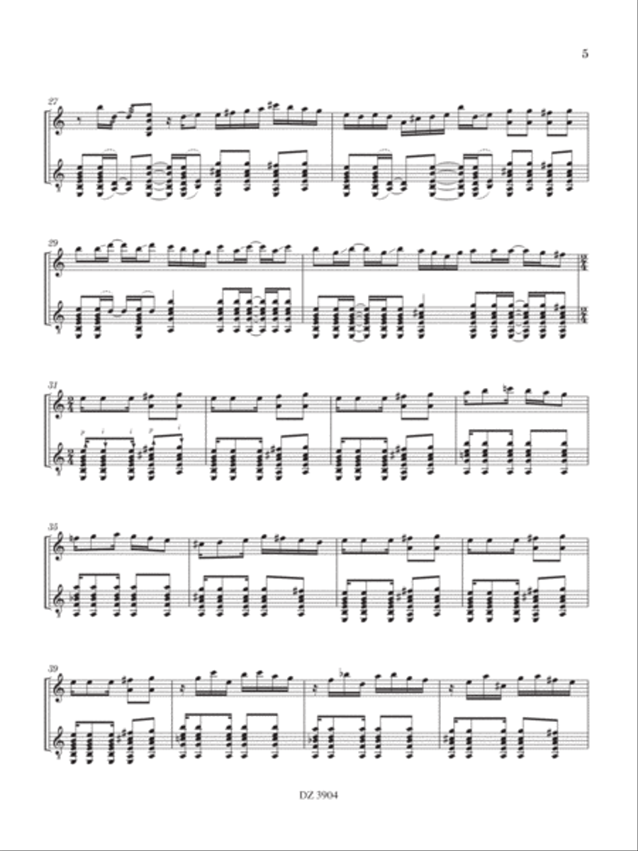 Féérique Classical Guitar scores gallery preview page 6