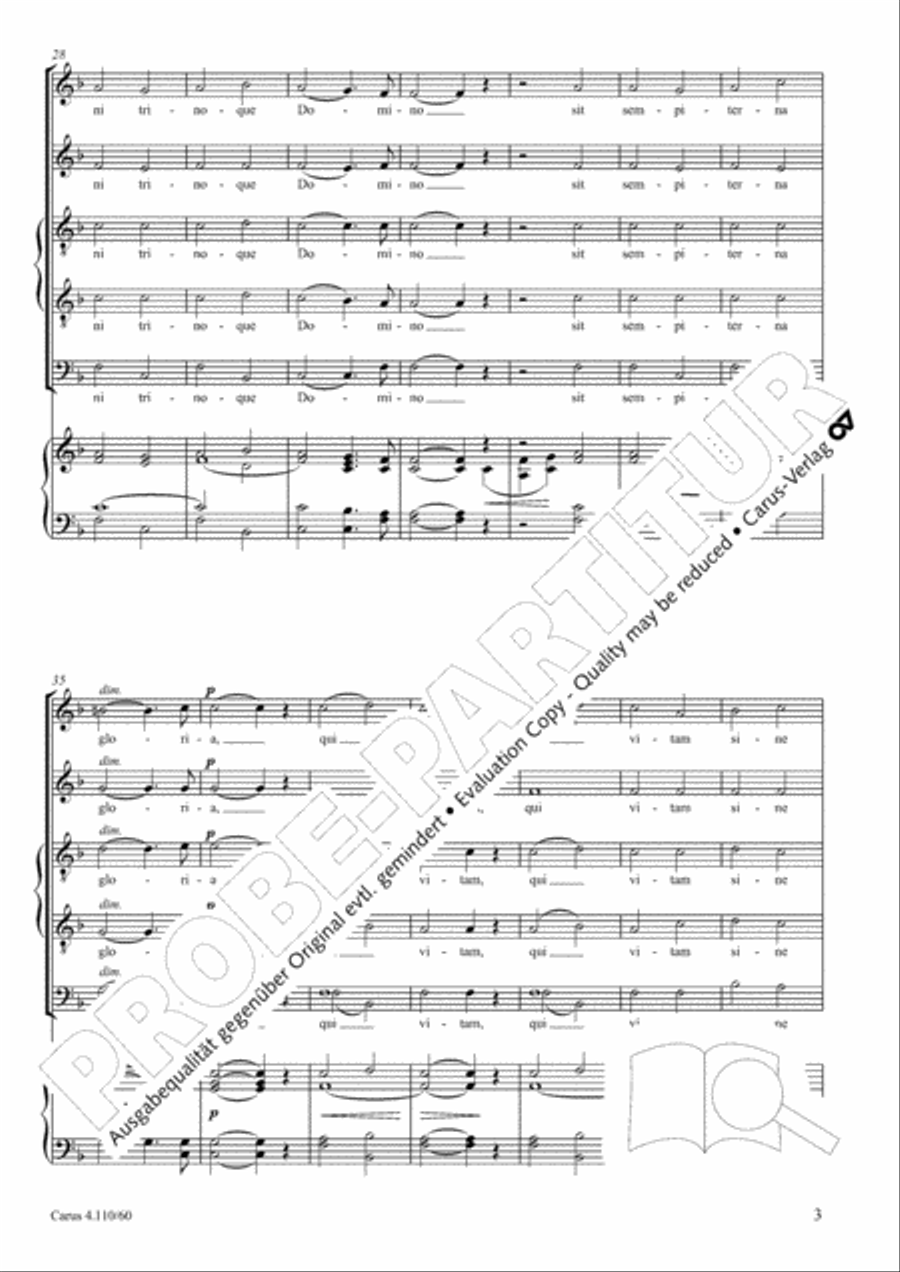 O salutaris de Dugue SATTB scores gallery preview page 4