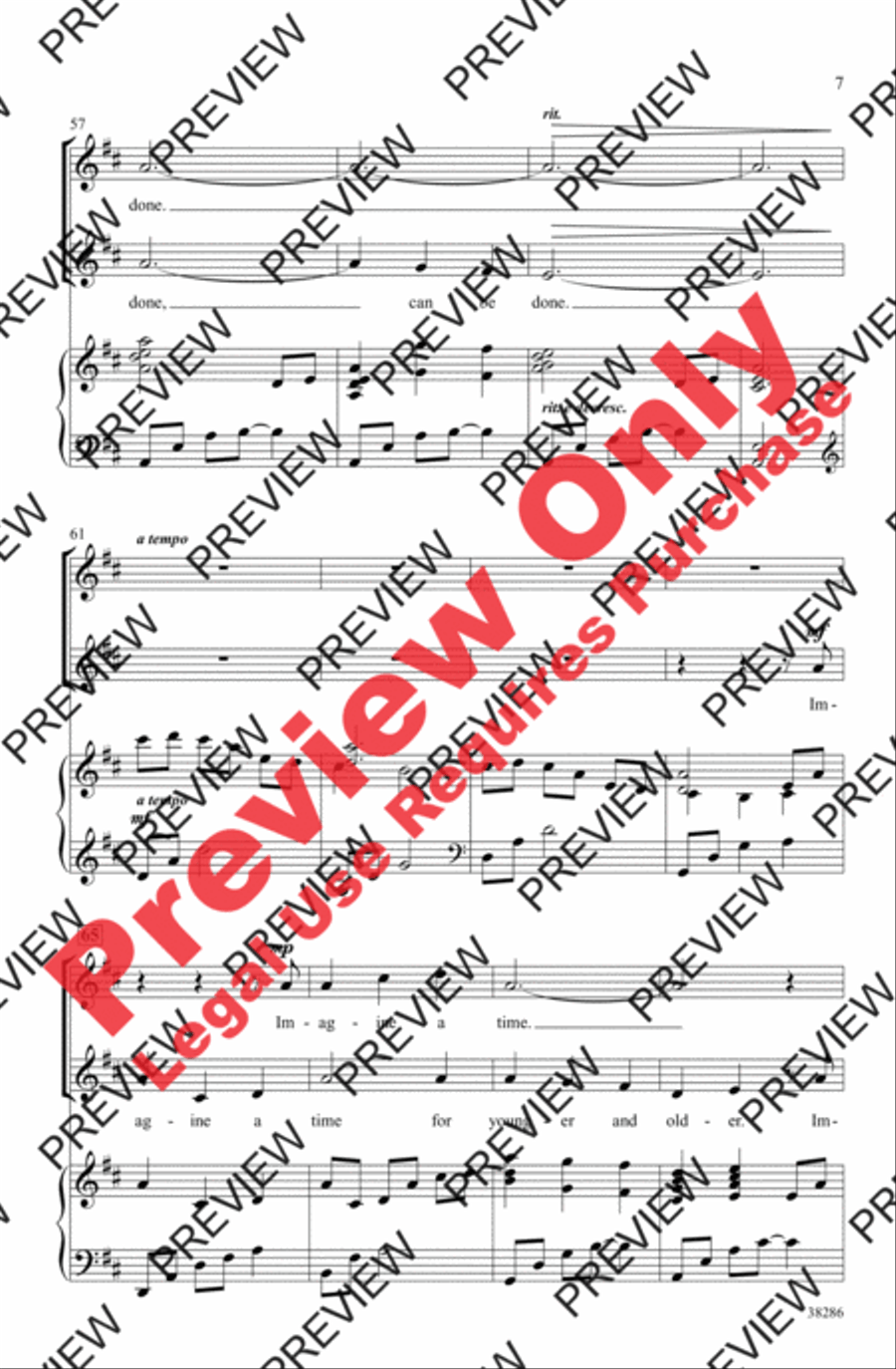 Imagine a World - SoundTrax CD (CD only) Choir scores gallery preview page 7