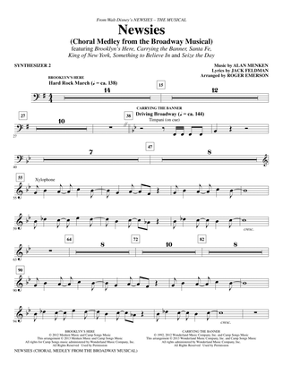 Newsies (Choral Medley) - Synthesizer II