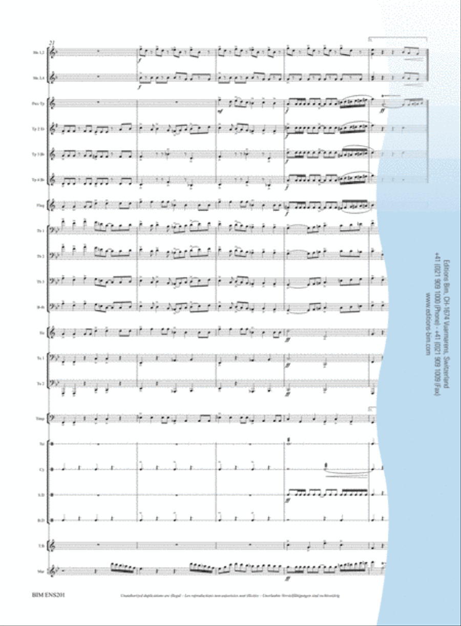Grand Fanfare Grand Fanfare Brass Ensemble scores gallery preview page 6