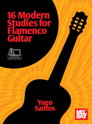 Book cover for 16 Modern Studies for Flamenco Guitar