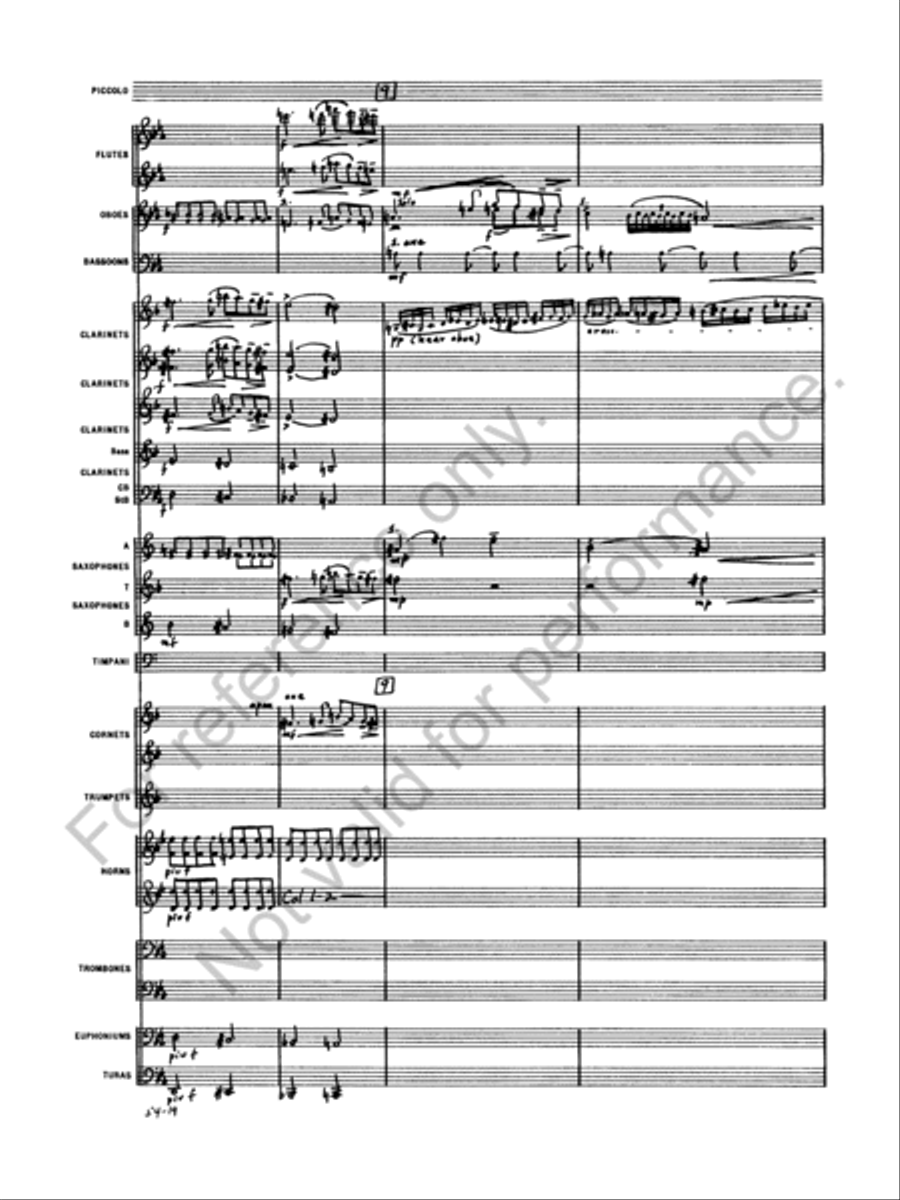 Symphony No. 5 Concert Band scores gallery preview page 21