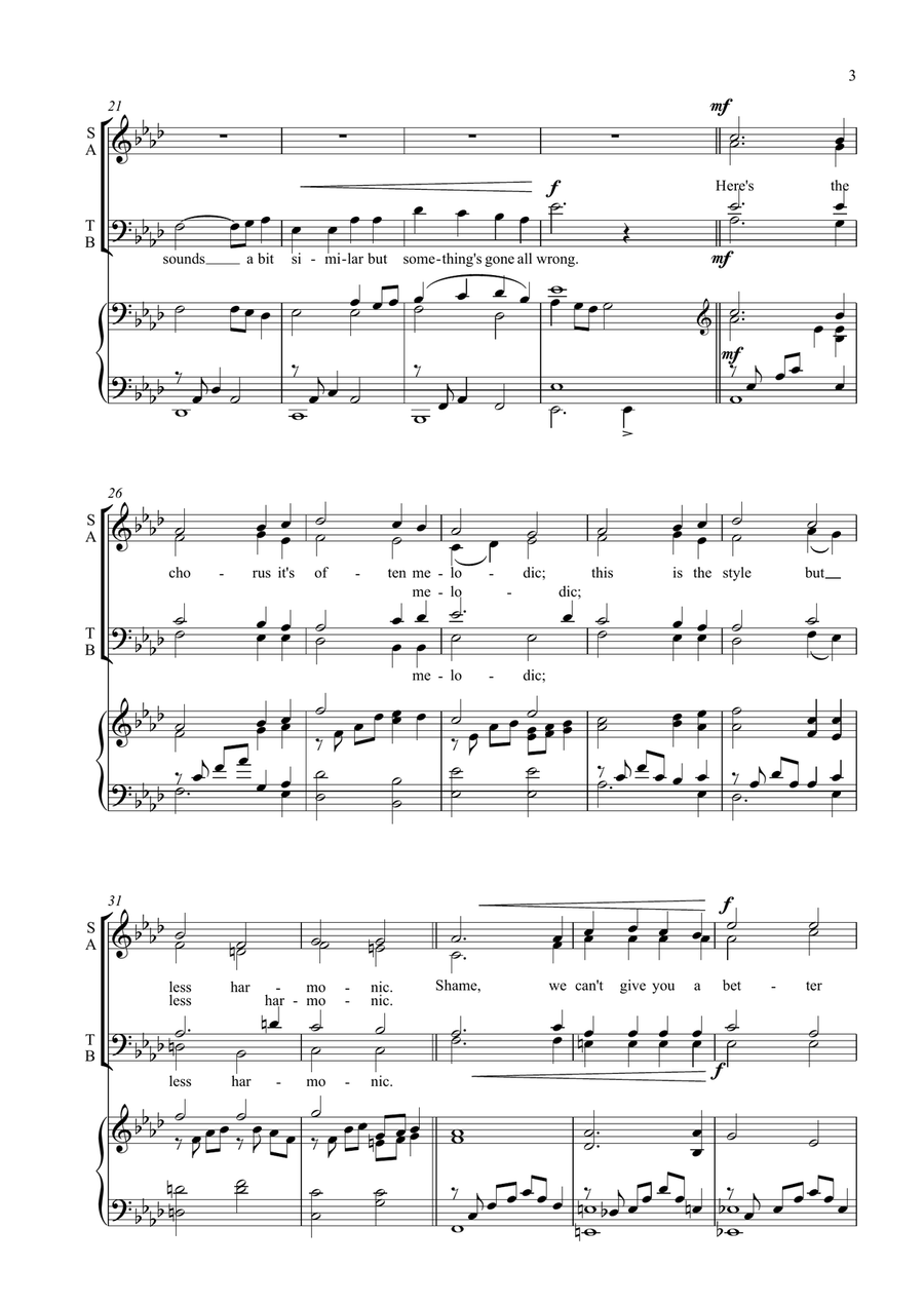 I Can't Believe It's Not Rutter 4-Part scores gallery preview page 3