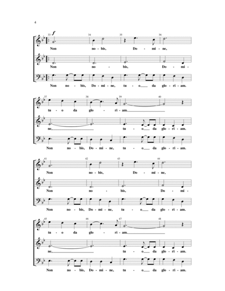 Non Nobis, Domine (arr. William C. Powell)