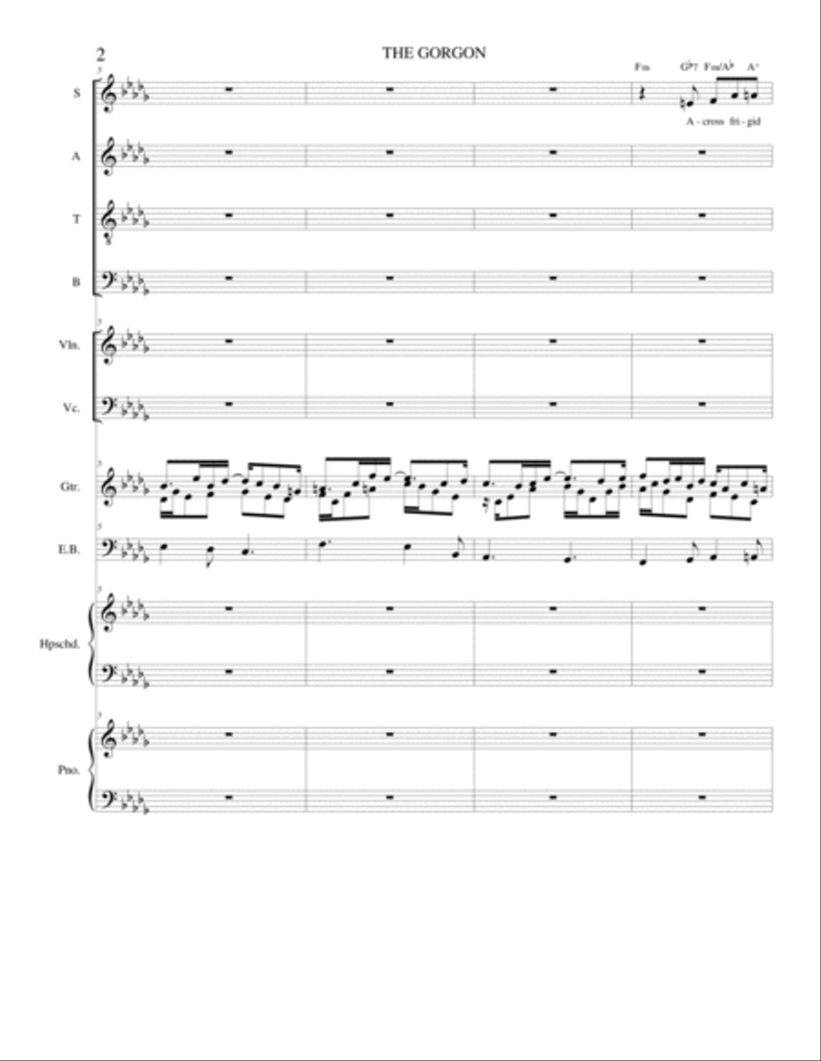 The Gorgon Choir scores gallery preview page 2