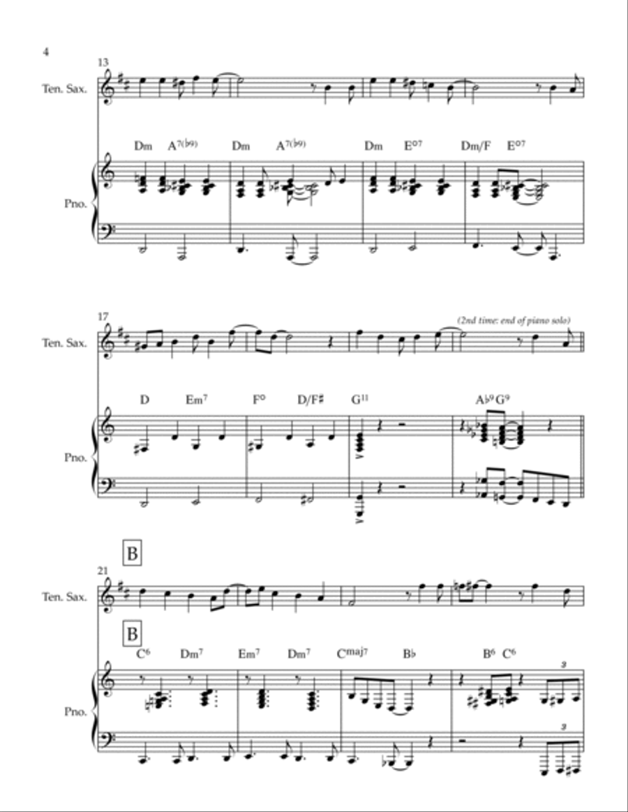 Goody Goody Tenor Saxophone scores gallery preview page 4