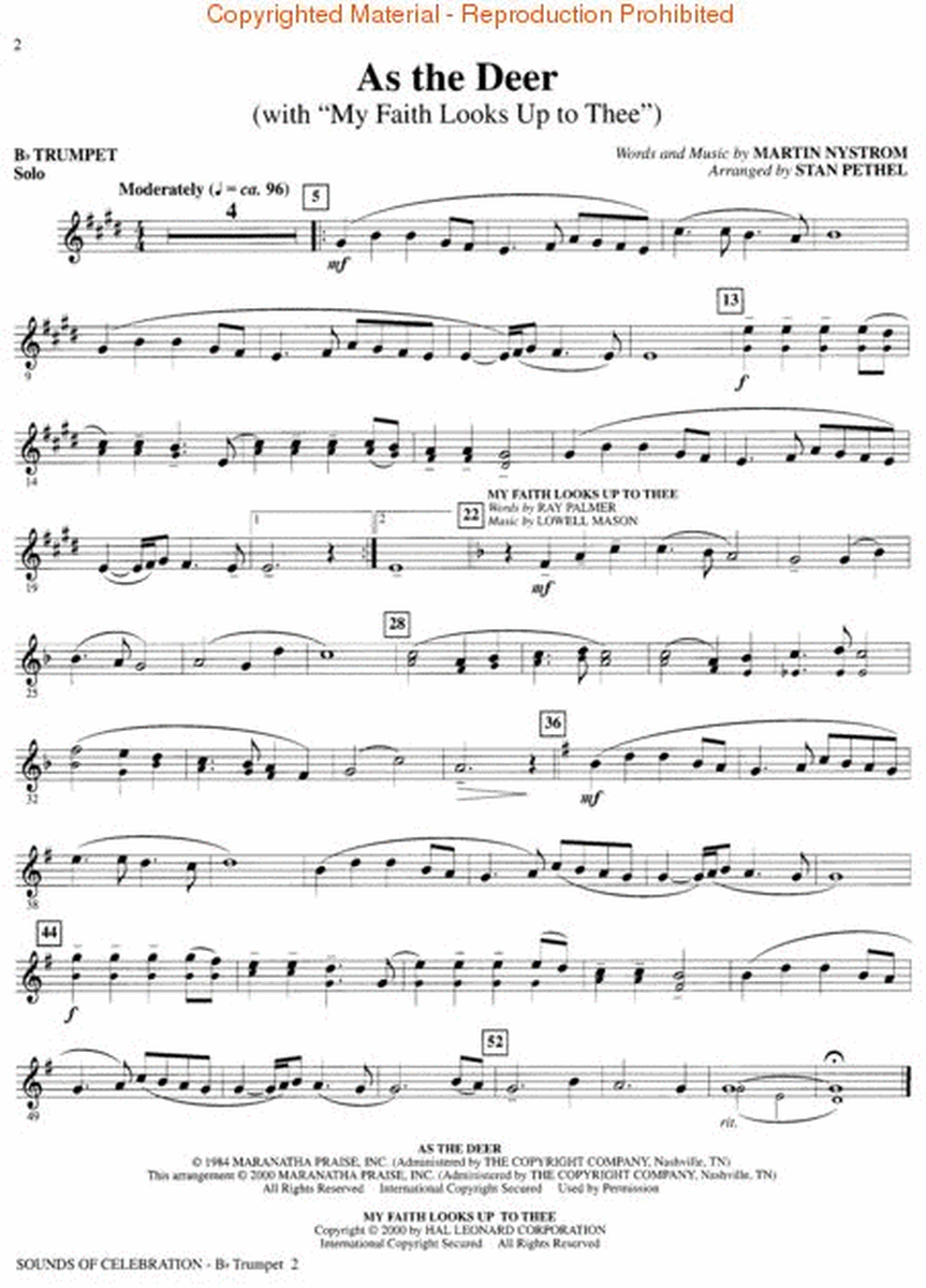 Sounds of Celebration - Bb Trumpet