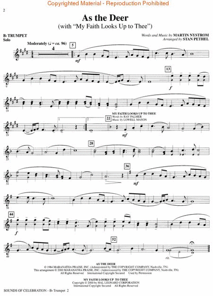 Sounds of Celebration - Bb Trumpet