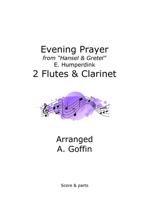 Book cover for Evening Prayer woodwind trio