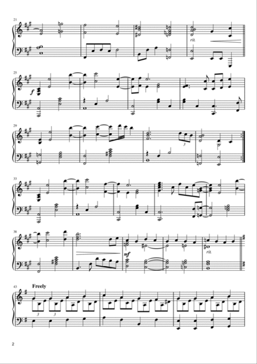 All By Myself Piano Solo scores gallery preview page 2