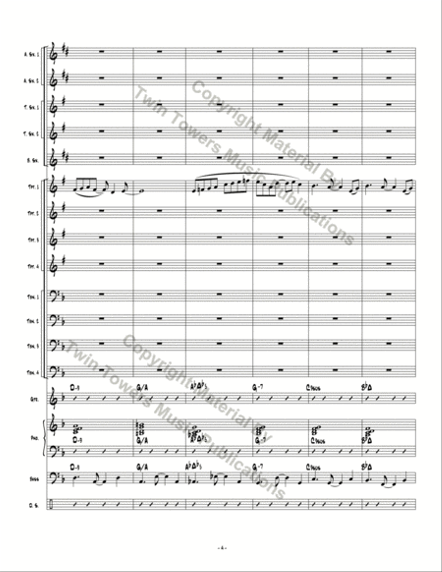 Smoothitude Smoothitude Jazz Ensemble scores gallery preview page 5