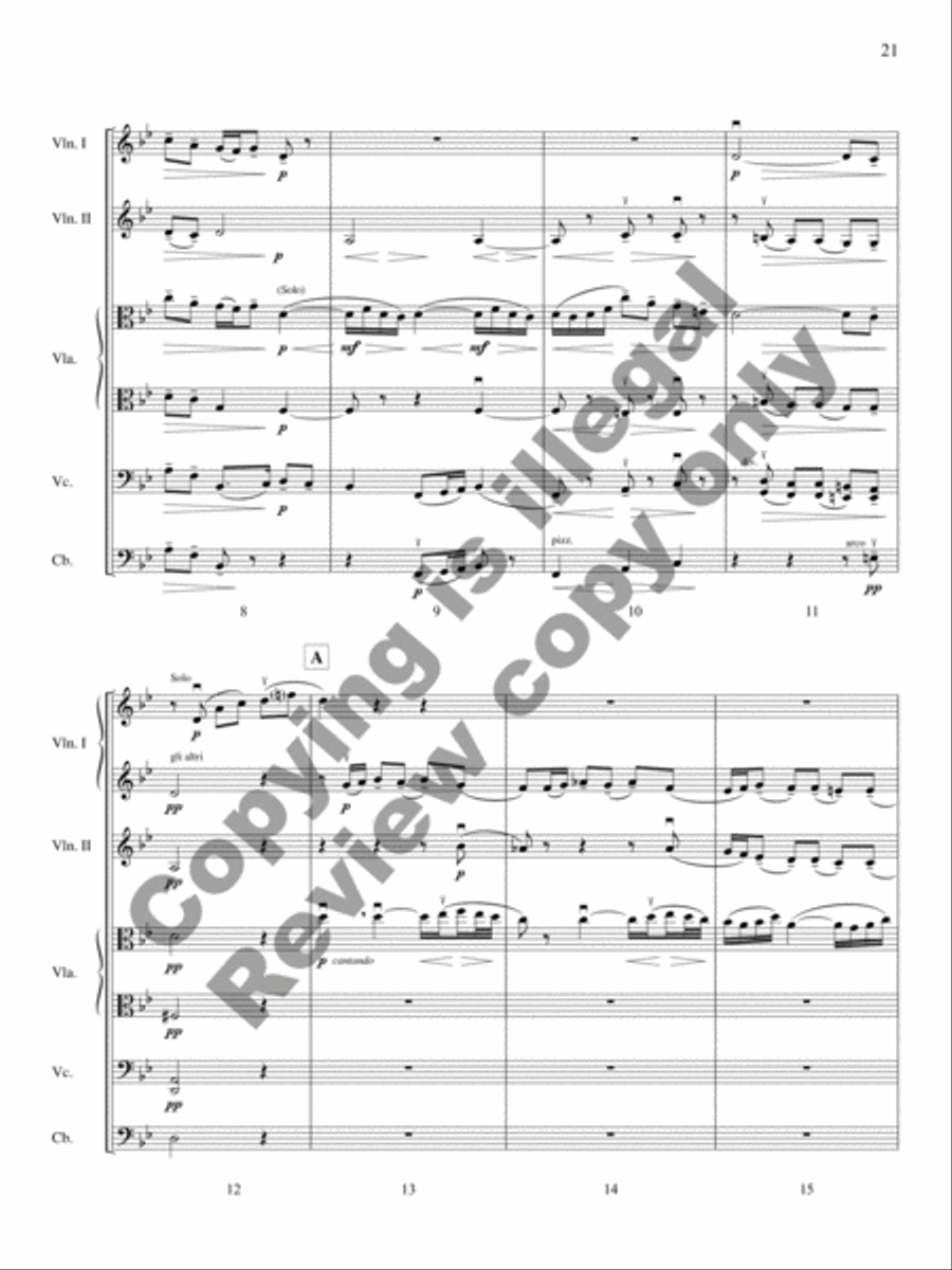 Charterhouse Suite String Orchestra scores gallery preview page 11