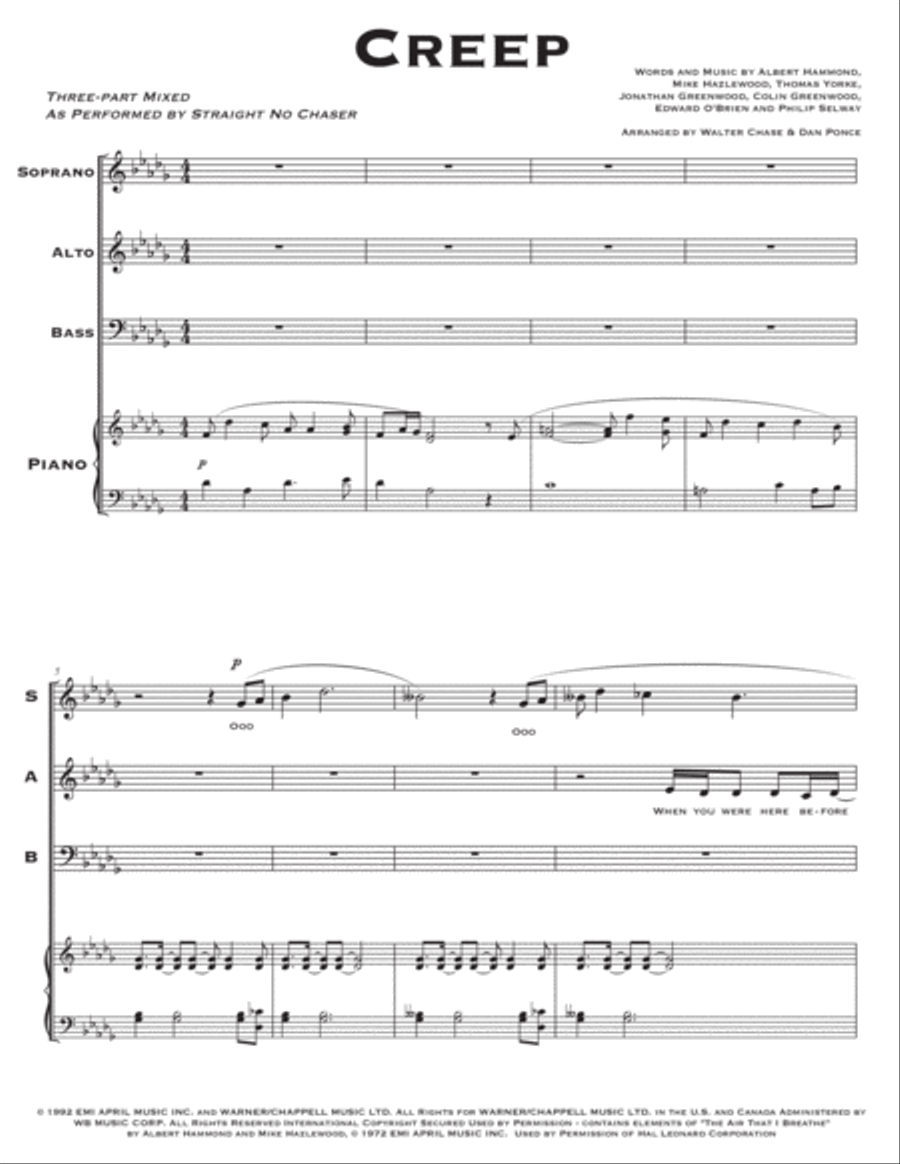 Creep 3-Part scores gallery preview page 2