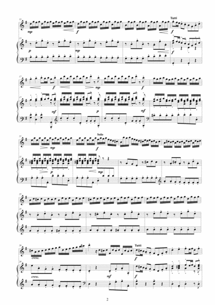Vivaldi - Violin Concerto in G major RV 310 Op.3 No.3 for Violin and Piano image number null