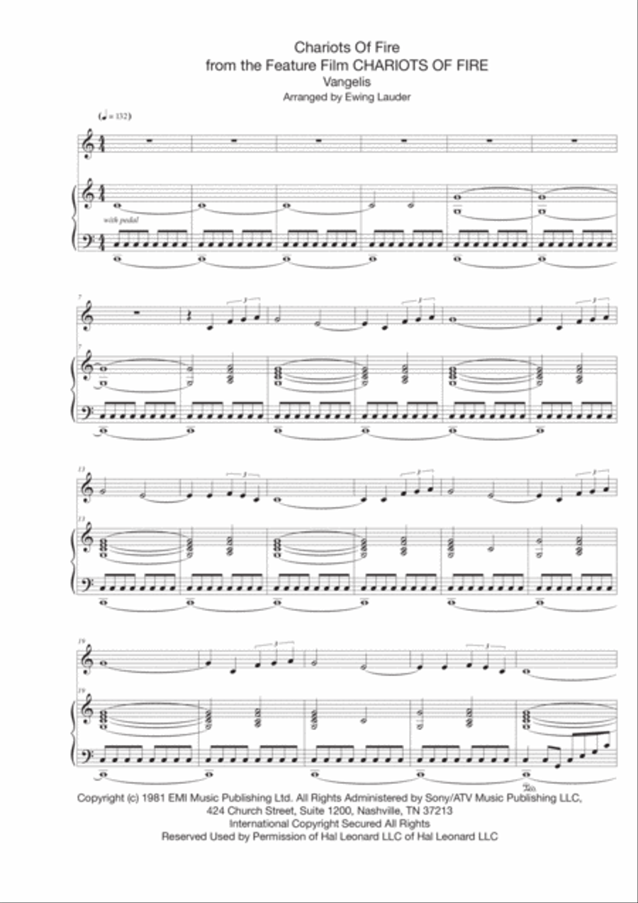 Chariots Of Fire (main Title/cues) Bassoon scores gallery preview page 1