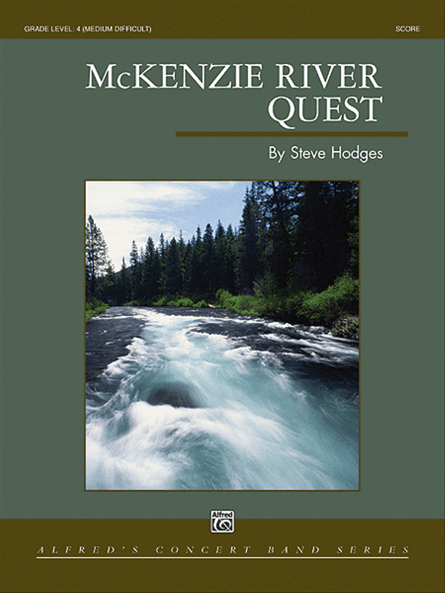 McKenzie River Quest (Score only) Concert Band scores gallery preview page 1