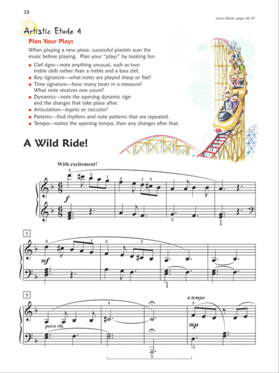 Premier Piano Course Technique, Book 3 Piano Method scores gallery preview page 5