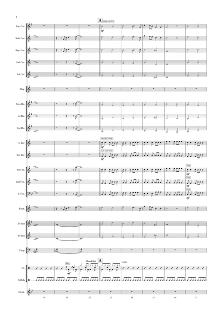 Wonderful Christmastime Wonderful Christmastime Brass Band scores gallery preview page 2