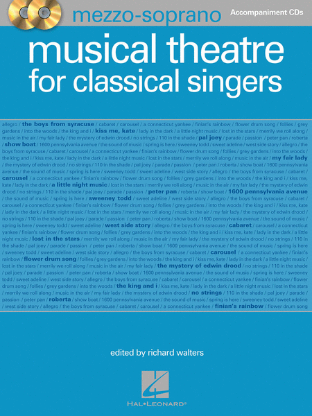 Musical Theatre for Classical Singers (Mezzo-Soprano, Accompaniment CDs)