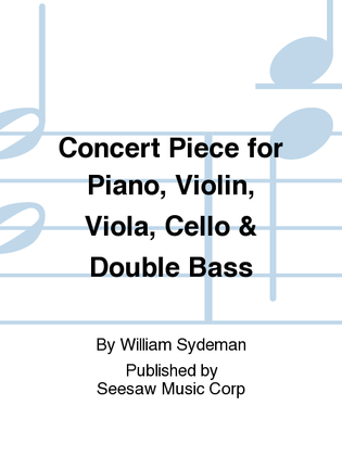 Book cover for Concert Piece for Piano, Violin, Viola, Cello & Double Bass
