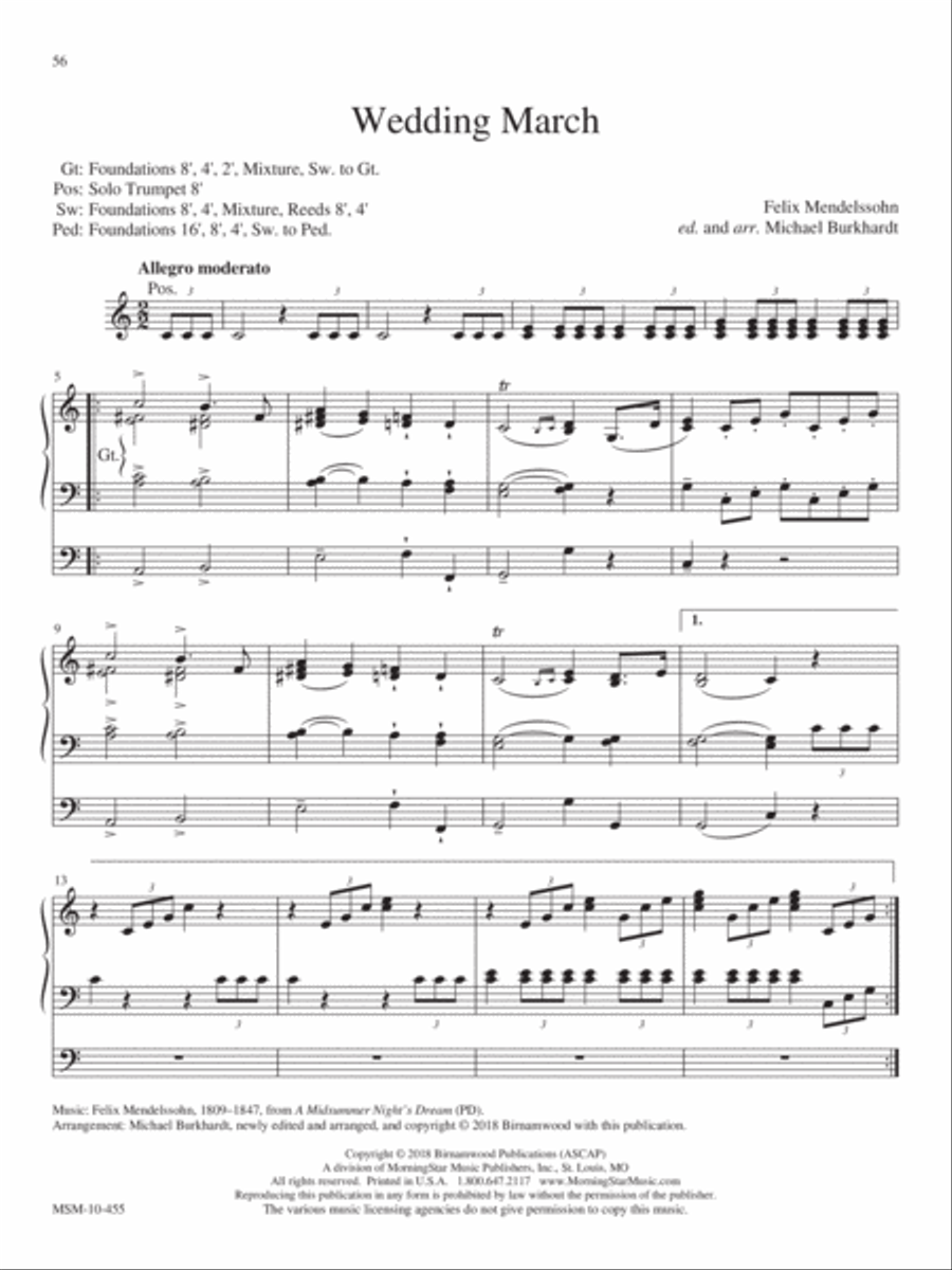 Wedding March from A Midsummer Night’s Dream