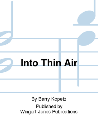 Into Thin Air - Full Score
