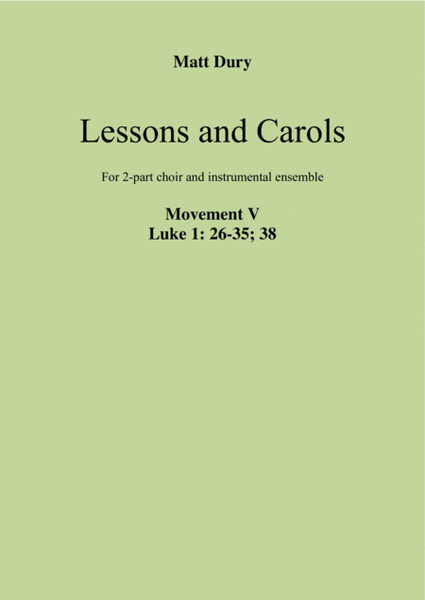 Lessons and Carols: Movement V image number null