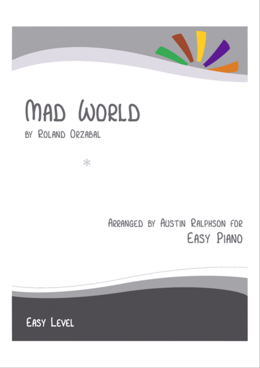 Mad World Mad World Easy Piano scores gallery preview page 1