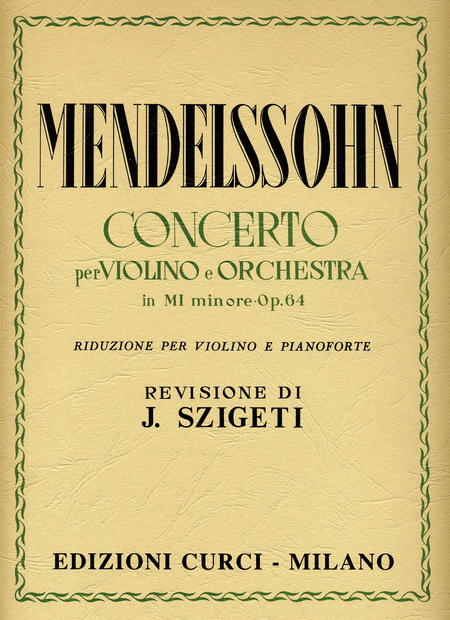 Concerto per violino e orchestra in Mi minore op. 64