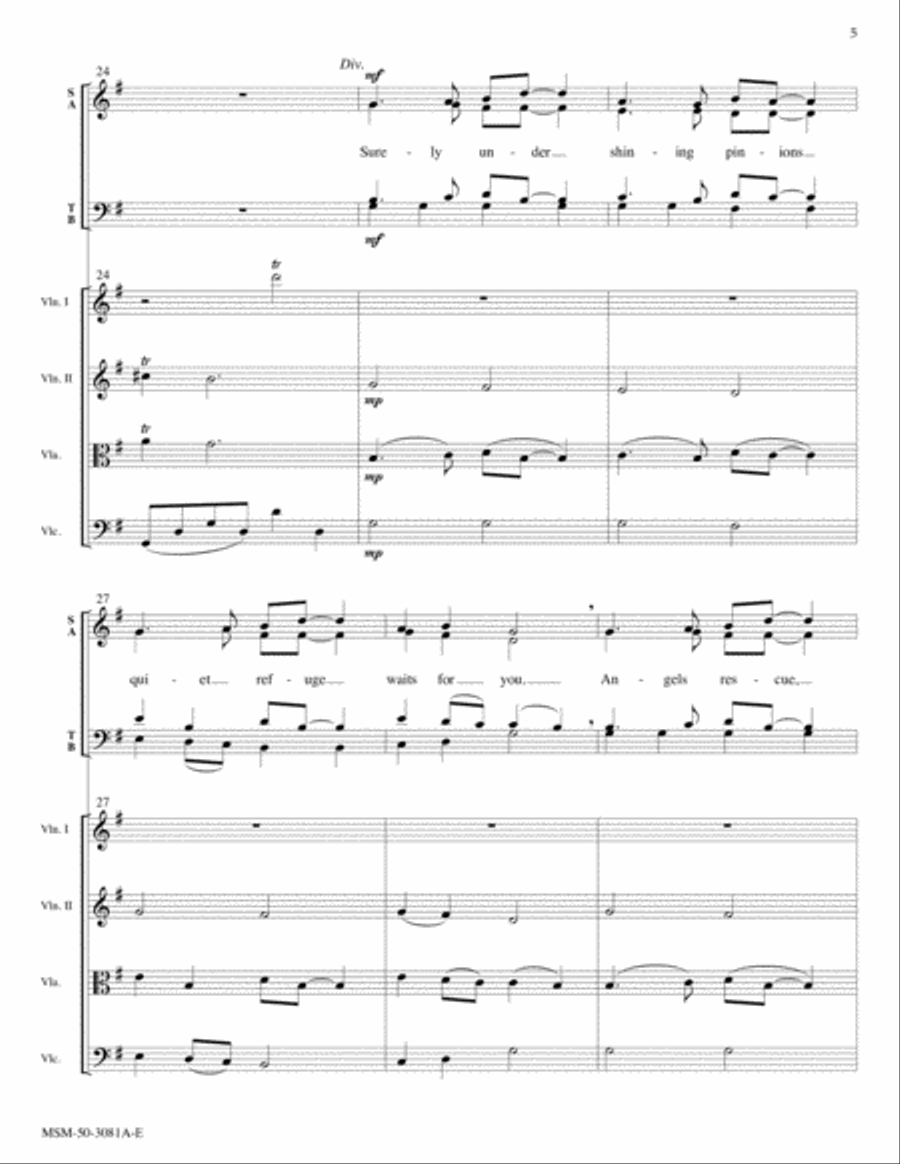 The Gift of Angels Choir scores gallery preview page 5