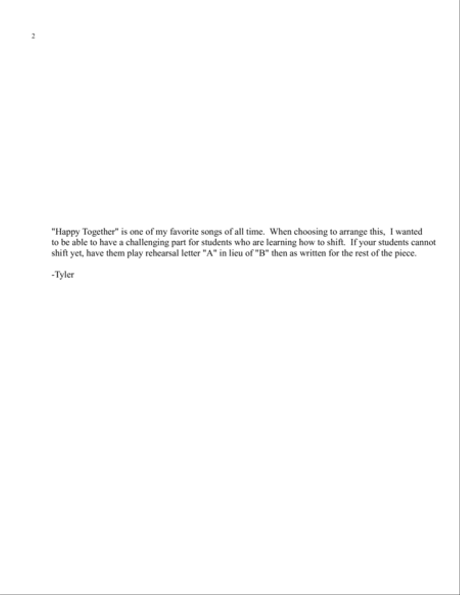 Happy Together Happy Together String Orchestra scores gallery preview page 2