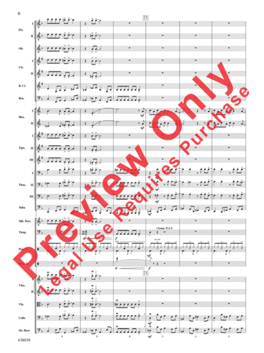 The Doors on Tour Full Orchestra scores gallery preview page 7