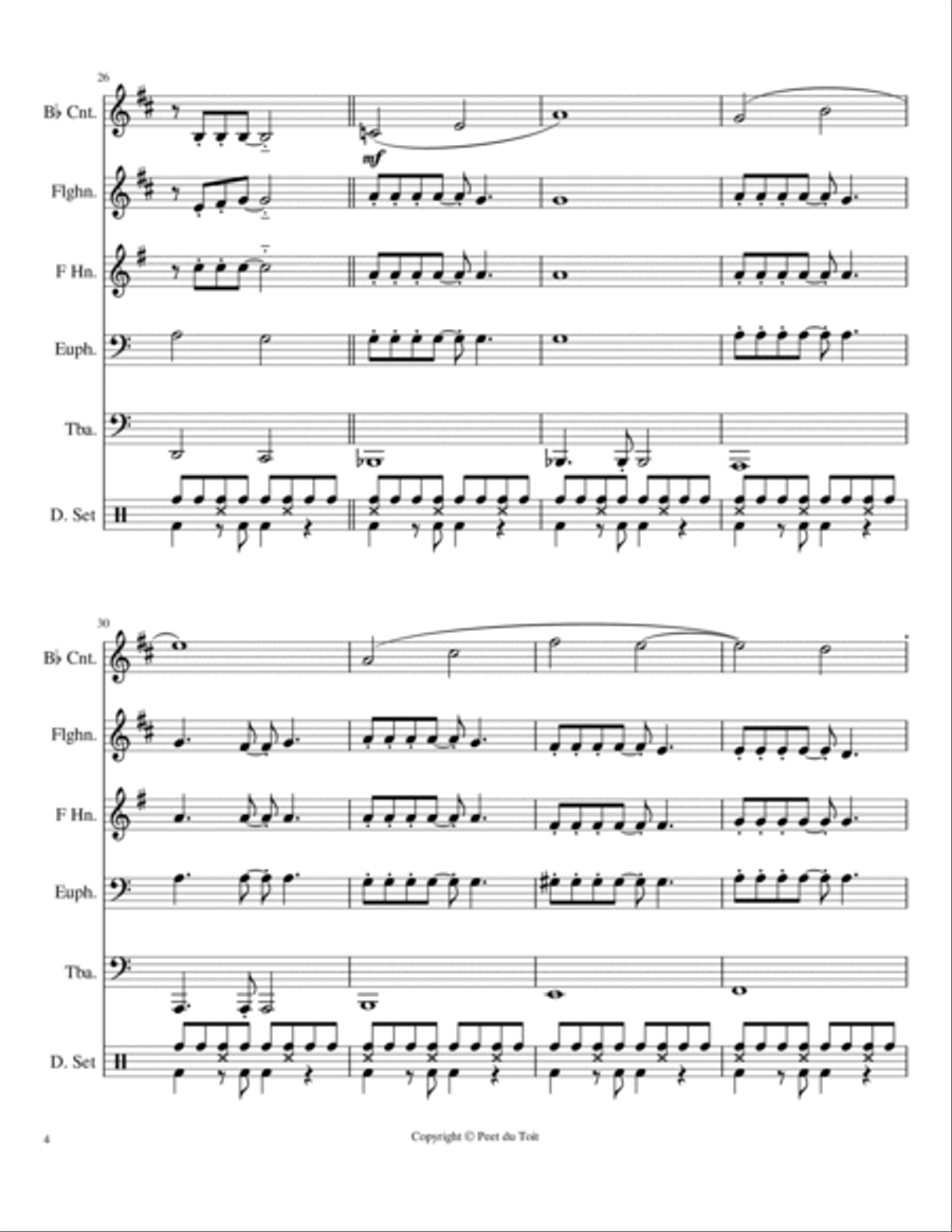 Song For Guy Small Ensemble scores gallery preview page 4
