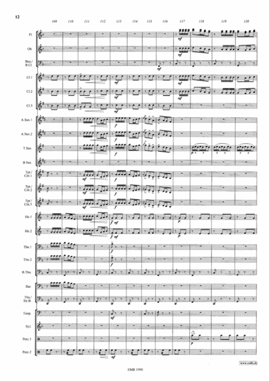 Espana Espana Concert Band scores gallery preview page 13
