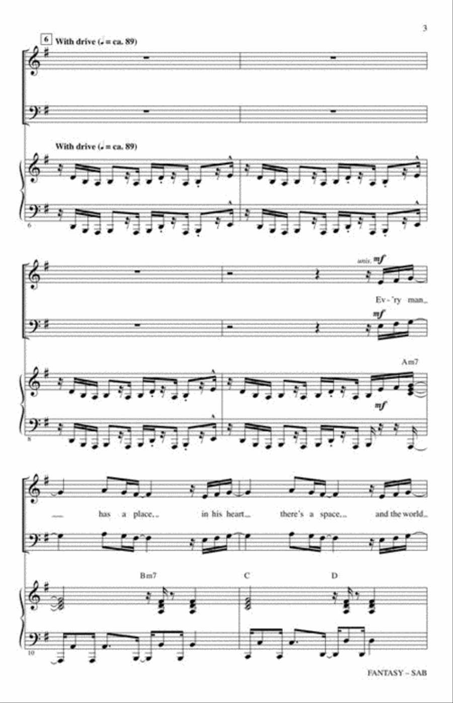 Fantasy Fantasy 3-Part scores gallery preview page 4