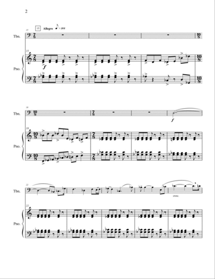 Keeper of the Four Winds Keeper of the Four Winds Trombone Solo scores gallery preview page 3