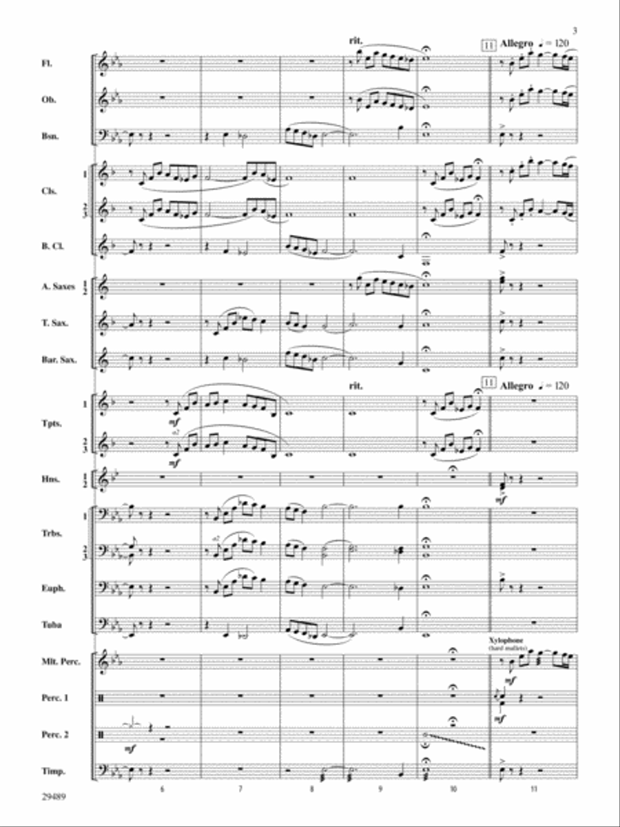Superior Tradition: Score Concert Band scores gallery preview page 3