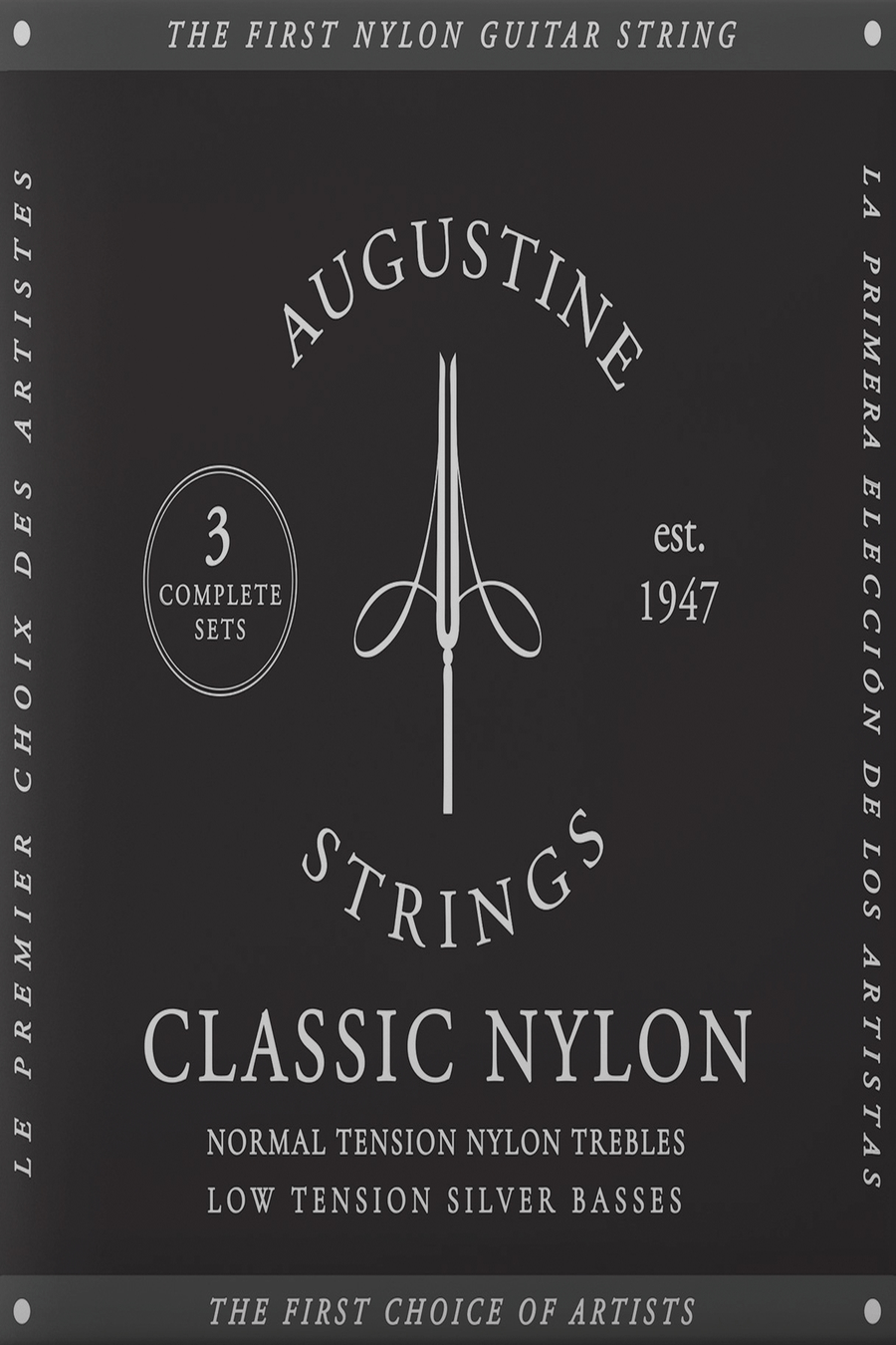 Book cover for Classic Black 3-Pack Low Tension Nylon Guitar Strings