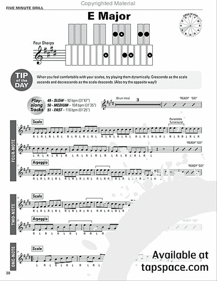 Five Minute Drill Percussion scores gallery preview page 31