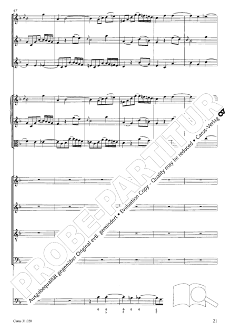 Eternity, thou thundrous word (O Ewigkeit, du Donnerwort) ATB scores gallery preview page 22