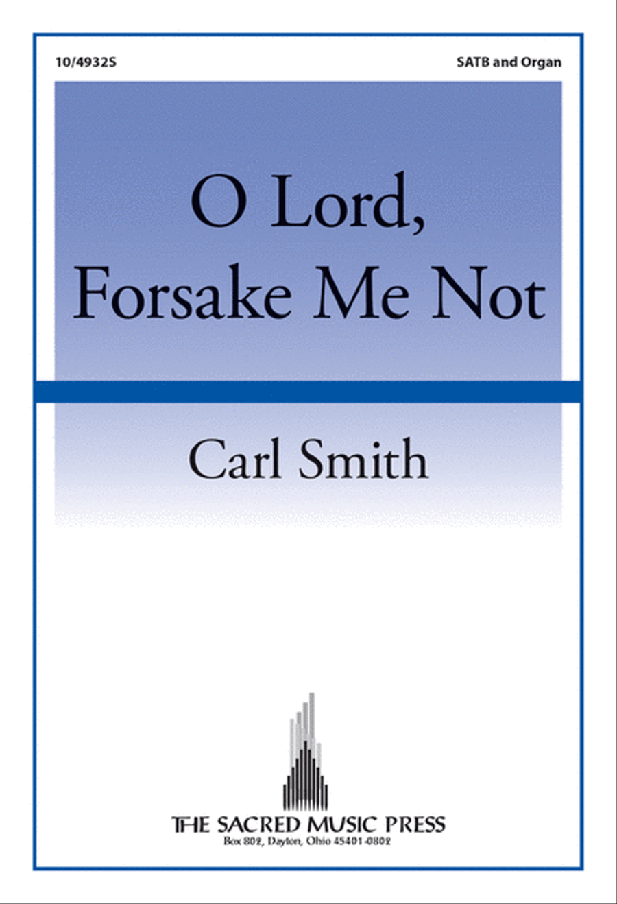 O Lord, Forsake Me Not 4-Part scores gallery preview page 1