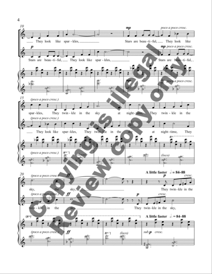 <br>Sheet music extract