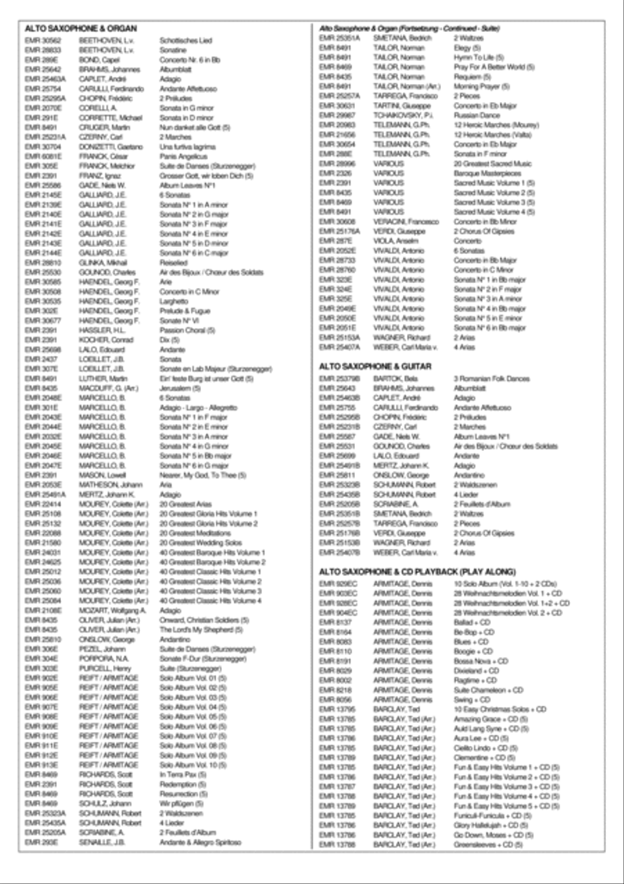 Gloryland Alto Saxophone scores gallery preview page 5