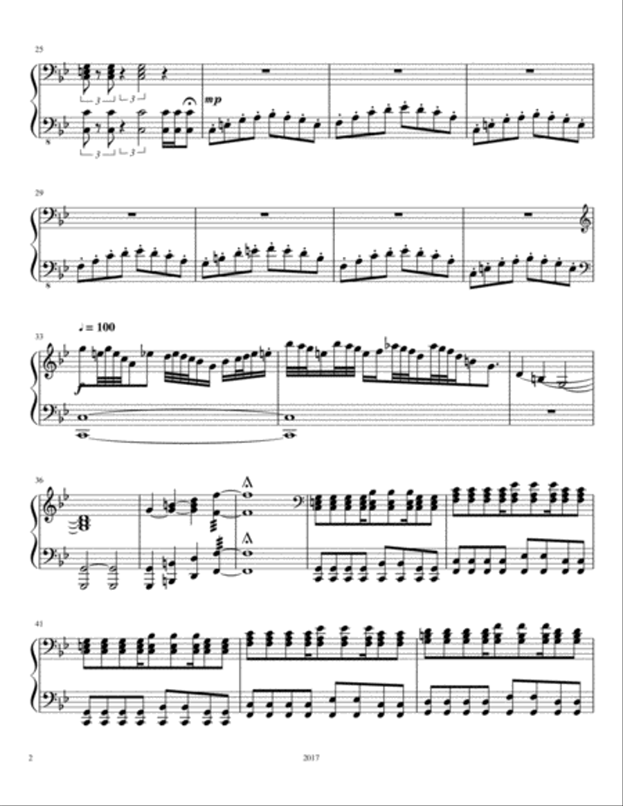 Smooth Roads Piano Solo scores gallery preview page 2