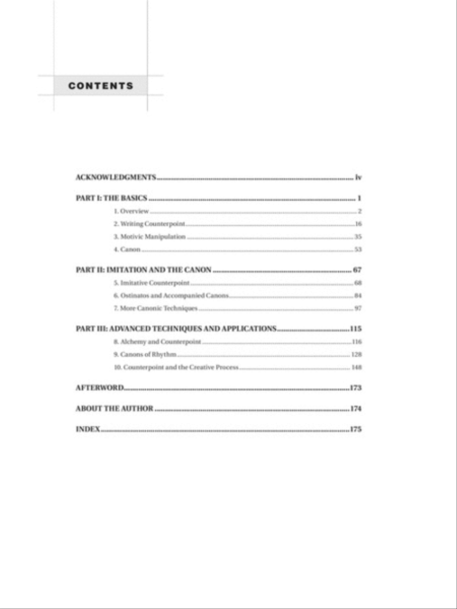 Contemporary Counterpoint Collection / Songbook scores gallery preview page 2